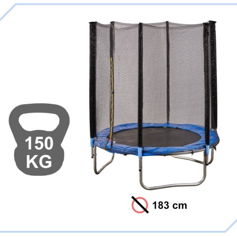 Trampolina ogrodowa dla dzieci siatka 183cm Trampolina ogrodowa dla dzieci siatka 183cm