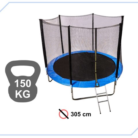 Trampolina ogrodowa dla dzieci siatka 305cm Trampolina ogrodowa dla dzieci siatka 305cm