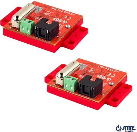 Zestaw aktywnych konwerterów do transmisji Ethernet oraz PoE xCOAX4-SET Zestaw aktywnych konwerterów do transmisji Ethernet oraz PoE xCOAX4-SET