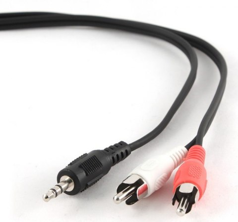 GEMBIRD Jack 3.5 mm - 2xCinch 1.5m 1.5m /s1x MiniJack 3.5 mm (wtyk) 2x RCA (Chinch) GEMBIRD Jack 3.5 mm - 2xCinch 1.5m 1.5m /s1x MiniJack 3.5 mm (wtyk) 2x RCA (Chinch)