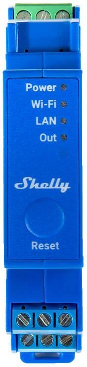 Shelly Pro 1 1-kanałowy przekaźnik na szynę DIN WIFI/LAN Shelly Pro 1 1-kanałowy przekaźnik na szynę DIN WIFI/LAN