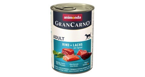 ANIMONDA Grancarno Adult łosoś i szpinak 400g ANIMONDA Grancarno Adult łosoś i szpinak 400g