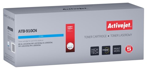 Activejet ATB-910CN Toner (zamiennik Brother TN910C; Supreme; 9000 stron; niebieski) Activejet ATB-910CN Toner (zamiennik Brother TN910C; Supreme; 9000 stron; niebieski)