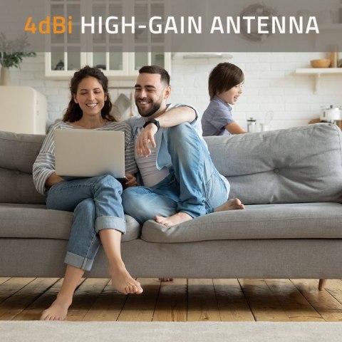 Qoltec Antena 4G LTE DUAL | 14dBi | dookólna | zewnętrzna