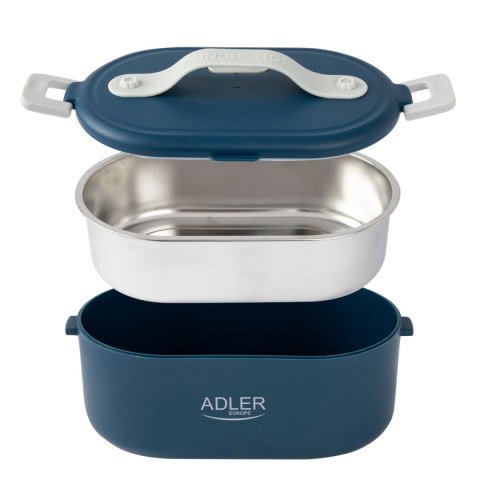 Adler AD 4505 blue Pojemnik na żywność podgrzewany lunch box zestaw pojemnik separator łyżeczka 0,8L 55W Adler AD 4505 blue Pojemnik na żywność podgrzewany lunch box zestaw pojemnik separator łyżeczka 0,8L 55W