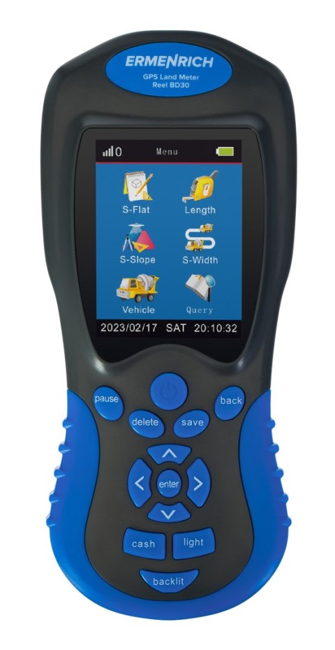 Miernik powierzchni gruntów z GPS Ermenrich Reel BD30
