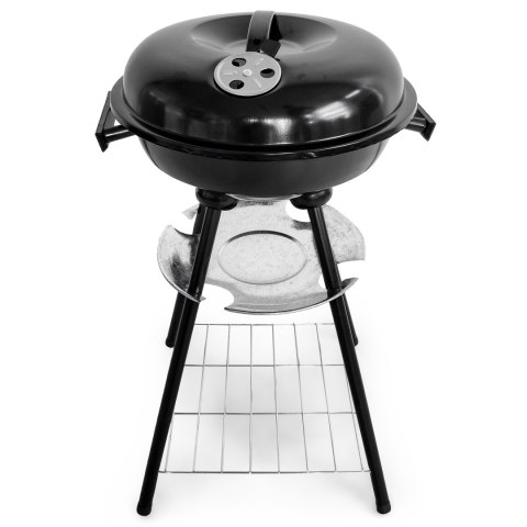Grill ogrodowy z pokrywą i popielnikiem Grill ogrodowy z pokrywą i popielnikiem