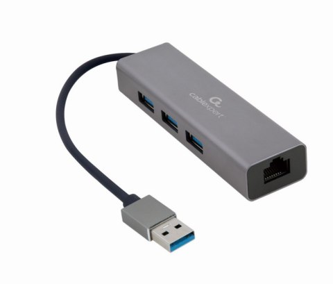 Hub USB GEMBIRD A-AMU3-LAN-01 Hub USB GEMBIRD A-AMU3-LAN-01