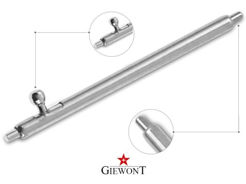 Teleskop Giewont stalowy do smartwatchy 20 mm GWT20 Teleskop Giewont stalowy do smartwatchy 20 mm GWT20