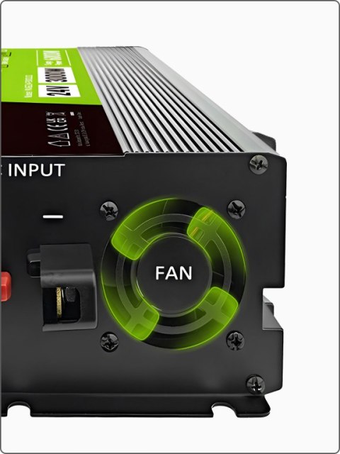 PRZETWORNICA NAPIĘCIA Green Cell PowerInverter LCD 24V -> 230V 3000/6000W CZYSTA SINUSOIDA PRZETWORNICA NAPIĘCIA Green Cell PowerInverter LCD 24V -> 230V 3000/6000W CZYSTA SINUSOIDA