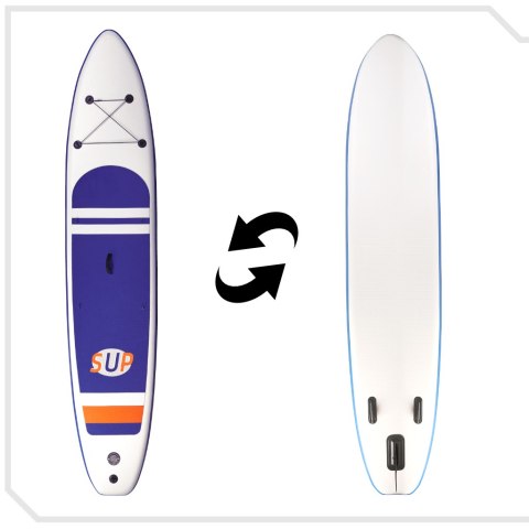 SUP Deska pompowana z akcesoriami granatowa 380cm SUP Deska pompowana z akcesoriami granatowa 380cm