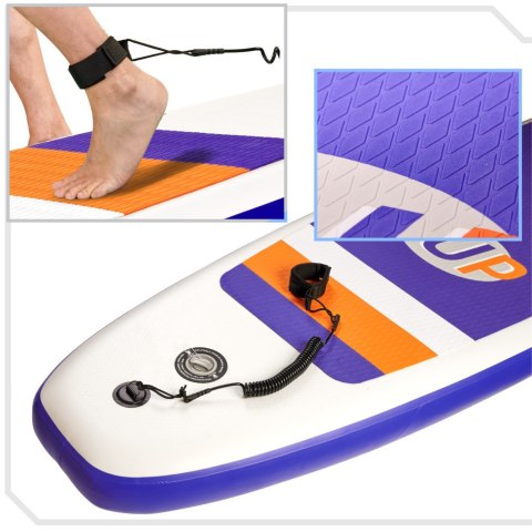 SUP Deska pompowana z akcesoriami granatowa 380cm SUP Deska pompowana z akcesoriami granatowa 380cm