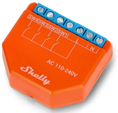 Shelly Plus i4 Kontroler/aktywator scen WIFI Shelly Plus i4 Kontroler/aktywator scen WIFI