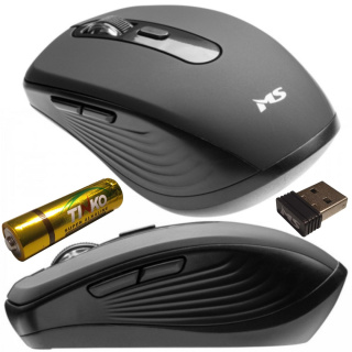 BEZKLIKOWA MYSZ BEZPRZEWODOWA MS FOCUS M315 SILENT CZARNA