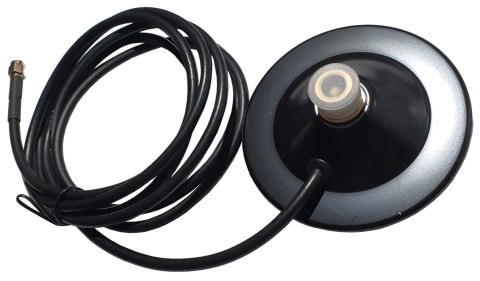 Qoltec Magnetyczna podstawa z kablem 2m |N Żeński | SMA Żeński Qoltec Magnetyczna podstawa z kablem 2m |N Żeński | SMA Żeński