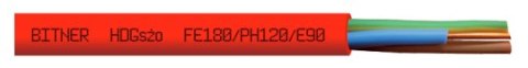 KABEL P.POŻ OGNIOODPORNY BITNER HDGsżo PH120 300/500V 3x1,5 - 100m KABEL P.POŻ OGNIOODPORNY BITNER HDGsżo PH120 300/500V 3x1,5 - 100m