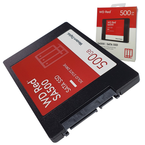 Dysk SSD WD Red WDS500G1R0A (500 GB ; 2.5"; SATA III) + ACRONIS TRUE IMAGE Dysk SSD WD Red WDS500G1R0A (500 GB ; 2.5"; SATA III) + ACRONIS TRUE IMAGE