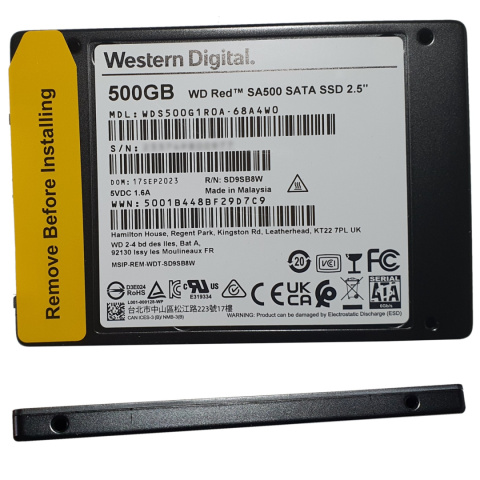 Dysk SSD WD Red WDS500G1R0A (500 GB ; 2.5"; SATA III) + ACRONIS TRUE IMAGE Dysk SSD WD Red WDS500G1R0A (500 GB ; 2.5"; SATA III) + ACRONIS TRUE IMAGE