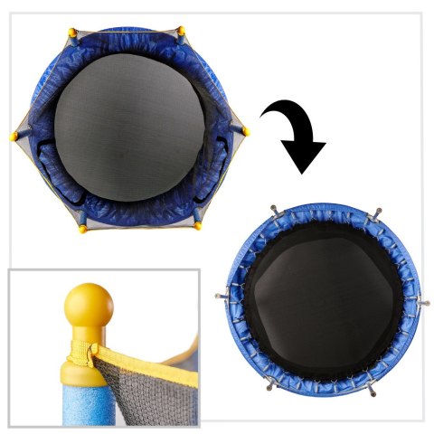 Trampolina ogrodowa dla dzieci siatka 140cm Trampolina ogrodowa dla dzieci siatka 140cm