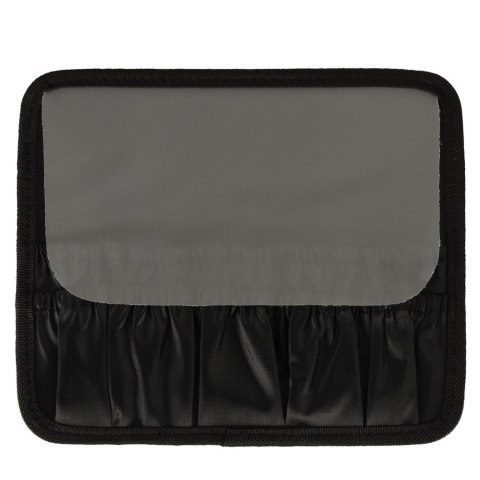 Kosmetyczka organizer na kosmetyki z lusterkiem czarna Kosmetyczka organizer na kosmetyki z lusterkiem czarna