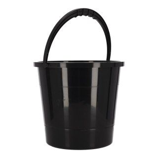 Uniwersalne wiadro 10L, POLSKI PRODUKT - czarne