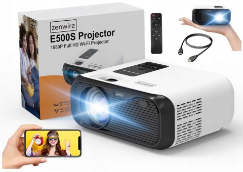 Mini Projektor Zenwire E500s WiFi Full HD 7500lm Mini Projektor Zenwire E500s WiFi Full HD 7500lm