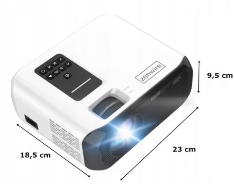 Mini Projektor Zenwire E500s WiFi Full HD 7500lm Mini Projektor Zenwire E500s WiFi Full HD 7500lm