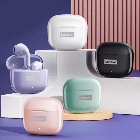 Słuchawki bezprzewodowe douszne Lenovo Thinkplus LivePods LP40 PRO Zielone Słuchawki bezprzewodowe douszne Lenovo Thinkplus LivePods LP40 PRO Zielone
