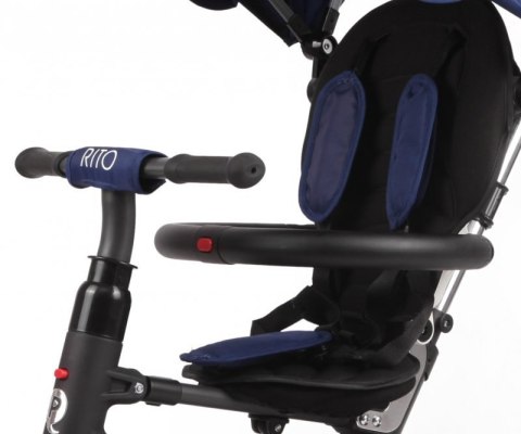 Qplay Rowerek Trójkołowy Rito Rubber Blue Qplay Rowerek Trójkołowy Rito Rubber Blue
