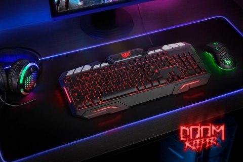 KLAWIATURA DEFENDER DOOM KEEPER GK-100DL PODŚWIETLANA GAMING KLAWIATURA DEFENDER DOOM KEEPER GK-100DL PODŚWIETLANA GAMING