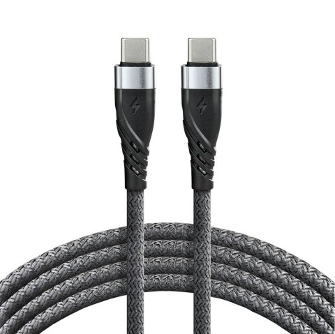 Kabel przewód USB-C PD 200cm everActive CBB-2PDG Power Delivery 3A z obsługą szybkiego ładowania 60W Kabel przewód USB-C PD 200cm everActive CBB-2PDG Power Delivery 3A z obsługą szybkiego ładowania 60W
