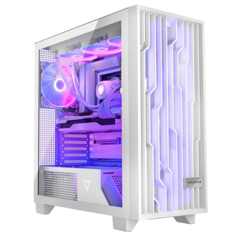 Obudowa Modecom Volcano Perun APEX ARGB MIDI, Biała Obudowa Modecom Volcano Perun APEX ARGB MIDI, Biała