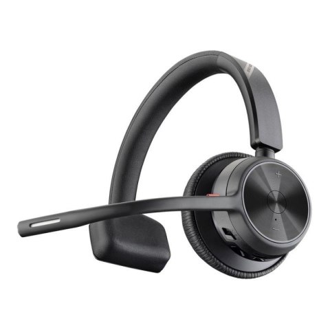 Słuchawki bezprzewodowe z mikrofonem Poly Voyager 4310 UC M USB-A czarne Słuchawki bezprzewodowe z mikrofonem Poly Voyager 4310 UC M USB-A czarne