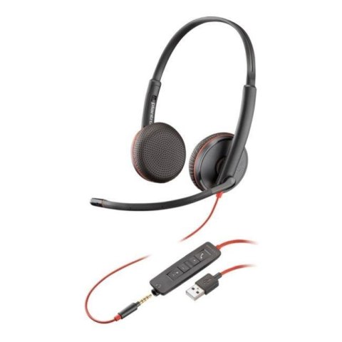 Słuchawki z mikrofonem Poly Blackwire 3225 Stereo USB-A Headset (Bulk) Słuchawki z mikrofonem Poly Blackwire 3225 Stereo USB-A Headset (Bulk)