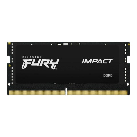 Pamięć SODIMM DDR5 Kingston Fury Impact 16GB (1x16GB) 5600MHz CL40 1,1V Pamięć SODIMM DDR5 Kingston Fury Impact 16GB (1x16GB) 5600MHz CL40 1,1V