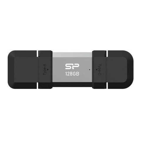 Pendrive Silicon Power Mobile C51 128GB USB-A USB 3.2 Type-C 120MB/s Srebrny Pendrive Silicon Power Mobile C51 128GB USB-A USB 3.2 Type-C 120MB/s Srebrny