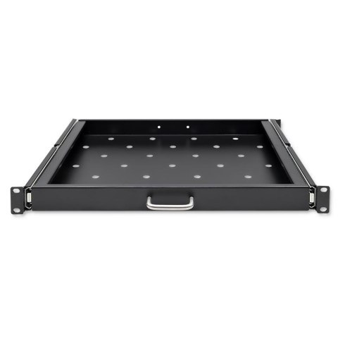 Półka Qoltec do szafy RACK z uchwytem | 600*600 | Wysuwana | Czarna Półka Qoltec do szafy RACK z uchwytem | 600*600 | Wysuwana | Czarna