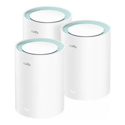 System Mesh Cudy M1300 Wi-Fi 5 AC1200 1xLAN 1xWAN 3-pack System Mesh Cudy M1300 Wi-Fi 5 AC1200 1xLAN 1xWAN 3-pack