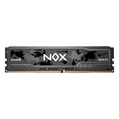 Pamięć DDR5 Apacer NOX 32GB (1x32GB) 6000MHz CL40 1,35V Black Pamięć DDR5 Apacer NOX 32GB (1x32GB) 6000MHz CL40 1,35V Black