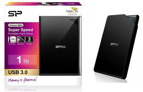 Dysk zewnętrzny Silicon Power Stream S03 1TB 2.5" USB3.0 Black Dysk zewnętrzny Silicon Power Stream S03 1TB 2.5" USB3.0 Black