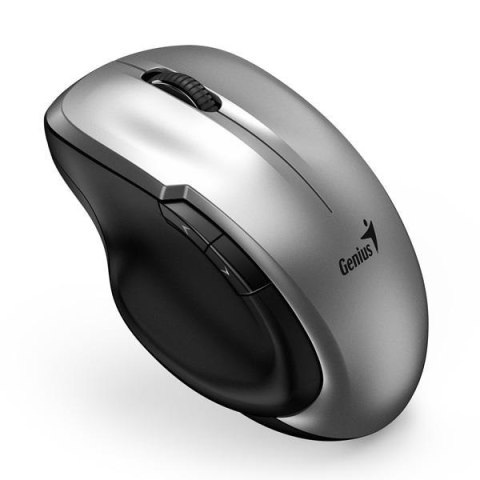 Mysz bezprzewodowa Genius Ergo 8200S Srebrna Cichy klik Mysz bezprzewodowa Genius Ergo 8200S Srebrna Cichy klik
