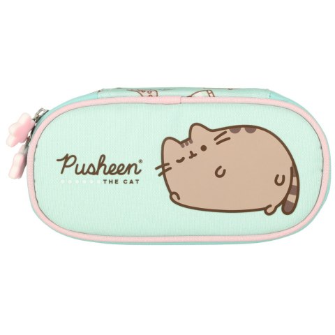 Piórnik szkolny usztywniany saszetka z klapą Pusheen Mint Piórnik szkolny usztywniany saszetka z klapą Pusheen Mint