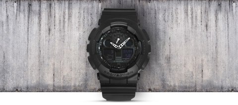 Zegarek Męski CASIO G-SHOCK GA-100-1A1ER 20 Bar Do nurkowania Zegarek Męski CASIO G-SHOCK GA-100-1A1ER 20 Bar Do nurkowania