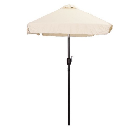 Prostokątny duży parasol ogrodowy skośny łamany z korbą beżowy 200 x 140 cm Prostokątny duży parasol ogrodowy skośny łamany z korbą beżowy 200 x 140 cm