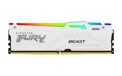 KINGSTON DDR5 32GB 6000MHz CL40 FURY BEAST WHITE RGB XMP KITx2 KINGSTON DDR5 32GB 6000MHz CL40 FURY BEAST WHITE RGB XMP KITx2