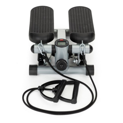 Stepper z licznikiem z linkami do ćwiczeń fitness