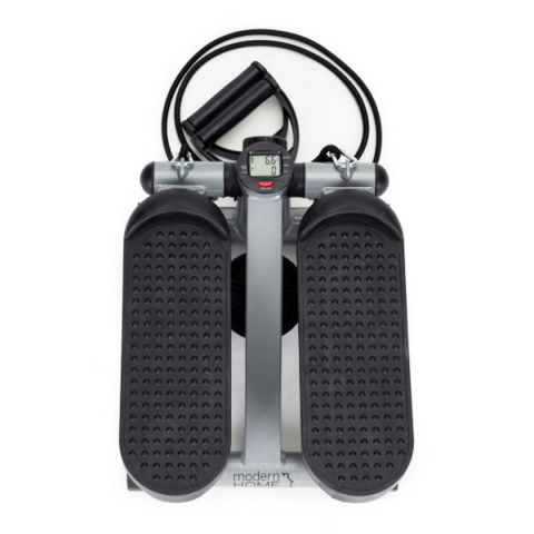 Stepper z licznikiem z linkami do ćwiczeń fitness