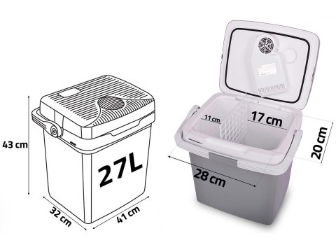 LODÓWKA TURYSTYCZNA BERDSEN ICEMAX 27 LITRÓW TRYB ECO LODÓWKA TURYSTYCZNA BERDSEN ICEMAX 27 LITRÓW TRYB ECO