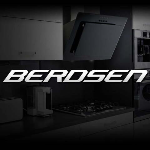 OKAP KUCHENNY 90 CM CZARNY BERDSEN BE-90E OKAP KUCHENNY 90 CM CZARNY BERDSEN BE-90E