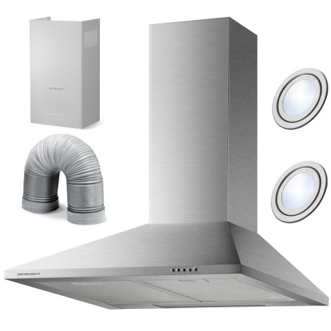 Okap kuchenny kominowy 60 cm Berdsen BT-213 INOX Okap kuchenny kominowy 60 cm Berdsen BT-213 INOX